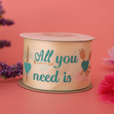 Max 10 Yards Fabric Ribbon Roll Gift Package Craft Cake Wrapping Belt Tape Beige