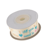 Max 10 Yards Fabric Ribbon Roll Gift Package Craft Cake Wrapping Belt Tape Beige