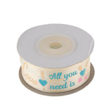 Max 10 Yards Fabric Ribbon Roll Gift Package Craft Cake Wrapping Belt Tape Beige