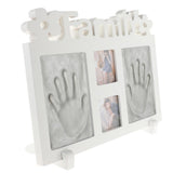 Max Handprint Footprint Picture Frame Kit Baby Shower Keepsake Gift White clay