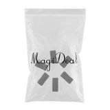 Max 6 Pieces Hand Making Fabric Ribbons Bowknot Gift Package DIY Craft Gray