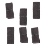 Max 6 Pieces Hand Making Fabric Ribbons Bowknot Gift Package DIY Craft Gray