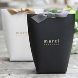 Max 6 Pieces Hand Making Fabric Ribbons Bowknot Gift Package DIY Craft Gray