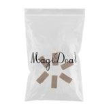 Max 6 Pieces Hand Making Fabric Ribbons Bowknot Gift Package DIY Craft Silver
