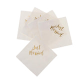 Max 5x Paper Napkin for Wedding Birthday Baby Shower Party just married