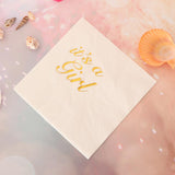 Max 5x Paper Napkin for Wedding Birthday Baby Shower Party it is a girl