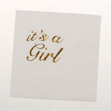 Max 5x Paper Napkin for Wedding Birthday Baby Shower Party it is a girl