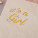 Max 5x Paper Napkin for Wedding Birthday Baby Shower Party it is a girl