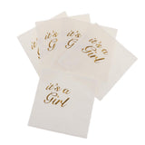 Max 5x Paper Napkin for Wedding Birthday Baby Shower Party it is a girl