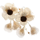 Max 2pcs Floral Flower Headpieces Headwear Wedding Party Hair Accessories