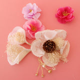 Max 2pcs Floral Flower Headpieces Headwear Wedding Party Hair Accessories
