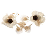 Max 2pcs Floral Flower Headpieces Headwear Wedding Party Hair Accessories