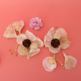 Max 2pcs Floral Flower Headpieces Headwear Wedding Party Hair Accessories