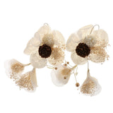 Max 2pcs Floral Flower Headpieces Headwear Wedding Party Hair Accessories