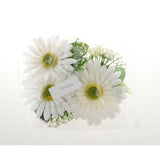 Max Artificial Big Daisy Hairpin Hair Clips Flower Brooch for Women Party White