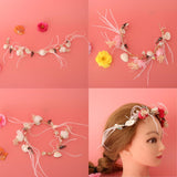 Max Lady Girls Head Flower Headband Headpiece Hair Jewelry Accessories White