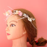 Max Lady Girls Head Flower Headband Headpiece Hair Jewelry Accessories Pink