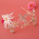 Max Wedding Bridal Flower Pearls Crystal Headband Headpieces Hair Jewelry