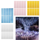 Max 10pcs Metallic Foil Sequin Ceiling Hanging Decoration Wedding Backdrops  A
