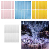 Max 10pcs Metallic Foil Sequin Ceiling Hanging Decoration Wedding Backdrops  A