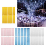 Max 10pcs Metallic Foil Sequin Ceiling Hanging Decoration Wedding Backdrops  A