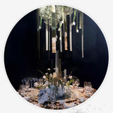 Max 10pcs Metallic Foil Sequin Ceiling Hanging Decoration Wedding Backdrops  C
