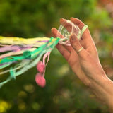 Maxbell Wedding Party DIY Mini Handhold Twirling Ribbon Wedding Decoration B