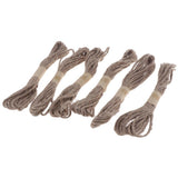 Maxbell 6pcs DIY Handmade Jute String Twine Rope for DIY Gift Wrapping Craft Decor