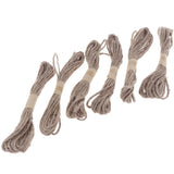 Maxbell 6pcs DIY Handmade Jute String Twine Rope for DIY Gift Wrapping Craft Decor