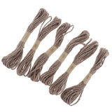 Maxbell 6pcs DIY Handmade Jute String Twine Rope for DIY Gift Wrapping Craft Decor