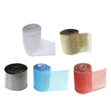 Maxbell 24 Rows 10 Yard Diamond Mesh Wrap Rhinestone Ribbon Wedding DIY Craft Silver