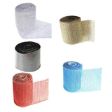 Maxbell 24 Rows 10 Yard Diamond Mesh Wrap Rhinestone Ribbon Wedding DIY Craft Silver