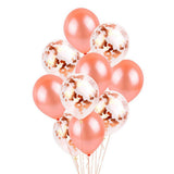 Maxbell SWEET WEDDING Themed Party Decorations Latex Confetti Balloon Tassels