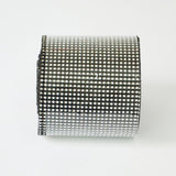 Max 24 Rows 10 Yard Diamond Mesh Wrap Rhinestone Ribbon Wedding DIY Craft Black