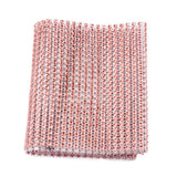 Max 24 Rows 10 Yard Diamond Mesh Wrap Rhinestone Ribbon Wedding DIY Craft Red