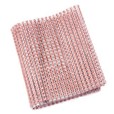 Max 24 Rows 10 Yard Diamond Mesh Wrap Rhinestone Ribbon Wedding DIY Craft Red