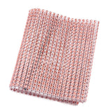 Max 24 Rows 10 Yard Diamond Mesh Wrap Rhinestone Ribbon Wedding DIY Craft Red