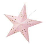 Maxbell 3D Paper Star Wedding Birthday Party Ceiling Hanging Decorations 60cm Pink