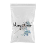 Maxbell Biodegradable Popper Push Heart Confetti Container Wedding Decor Blue