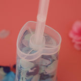 Maxbell Biodegradable Popper Push Heart Confetti Container Wedding Decor Blue