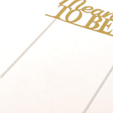 Maxbell Glitter Paper Meant to Be Heart Cake Topper Wedding Party Cake Decor Gold
