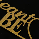 Maxbell Glitter Paper Meant to Be Heart Cake Topper Wedding Party Cake Decor Gold