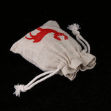 Maxbell 10pcs Cotton Linen Deer Elk Jewelry Pouch Drawstring Gift Bag Wedding Favor