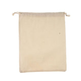 Maxbell 6pcs Blank Cotton Linen Jewelry Pouch Drawstring Gift Bag Favor 20 x 25cm