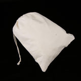 Maxbell 6pcs Blank Cotton Linen Jewelry Pouch Drawstring Gift Bag Favor 20 x 25cm