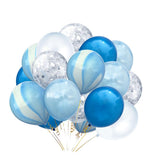 Maxbell 20pcs Set Agate Confetti Latex Balloons for Wedding Party Decoration B