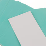 50pcs Blank Paper Card Label Gift Tags Bookmark Note DIY Favor Light blue