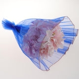 Max Tulle Flower Wrapping Paper Roll Floral Bouquet Packing Supply Sapphire Blue