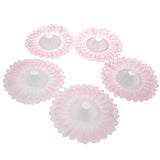 Maxbell Lace Collar Bouquet Holder Wedding Bridal Flower Girls Decoration Pink