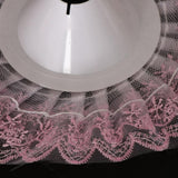 Maxbell Lace Collar Bouquet Holder Wedding Bridal Flower Girls Decoration Pink